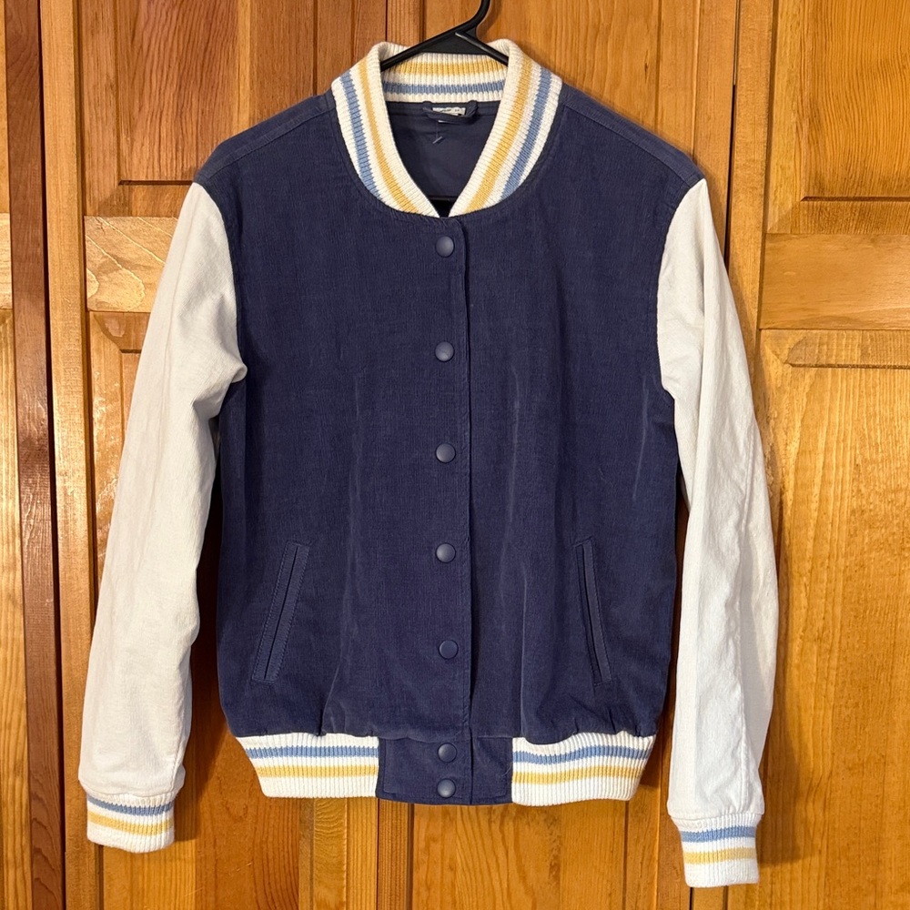Aerie Corduroy Varsity Varsity Jacket